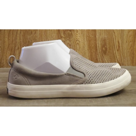 Sperry Crest Slip On Shoes Women's Size 8 Gray - Picture 1 of 12